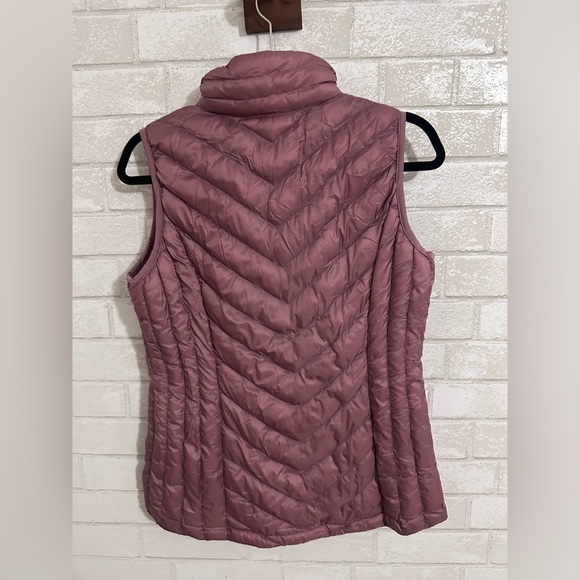 Pink Mauve Quilted outdoor vest size S #1394 - Picture 2 of 4